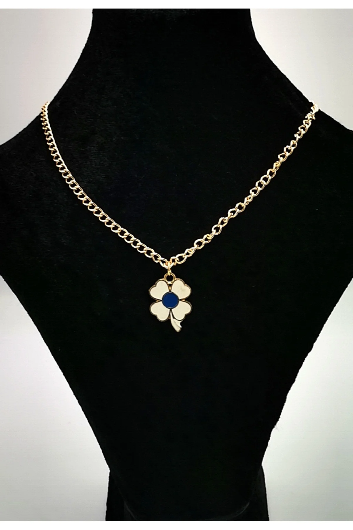 Altın Sarısı Zincir Figürlü Lüks Kararmaz Kolye