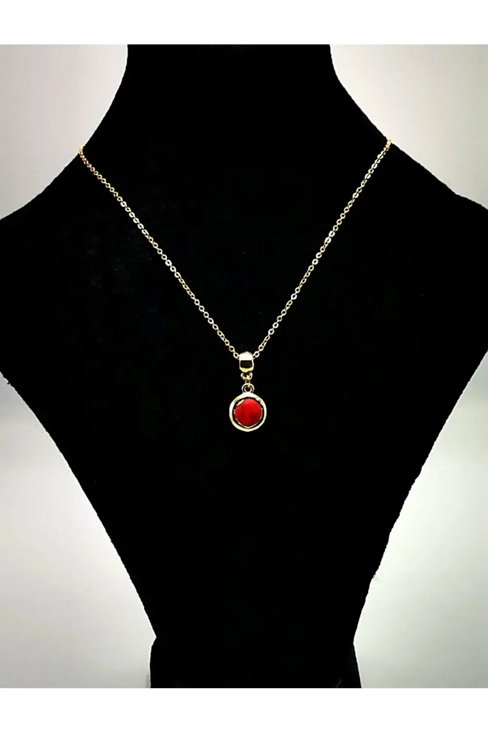 Altın Sarısı Zincir Figürlü Lüks Kararmaz Kolye