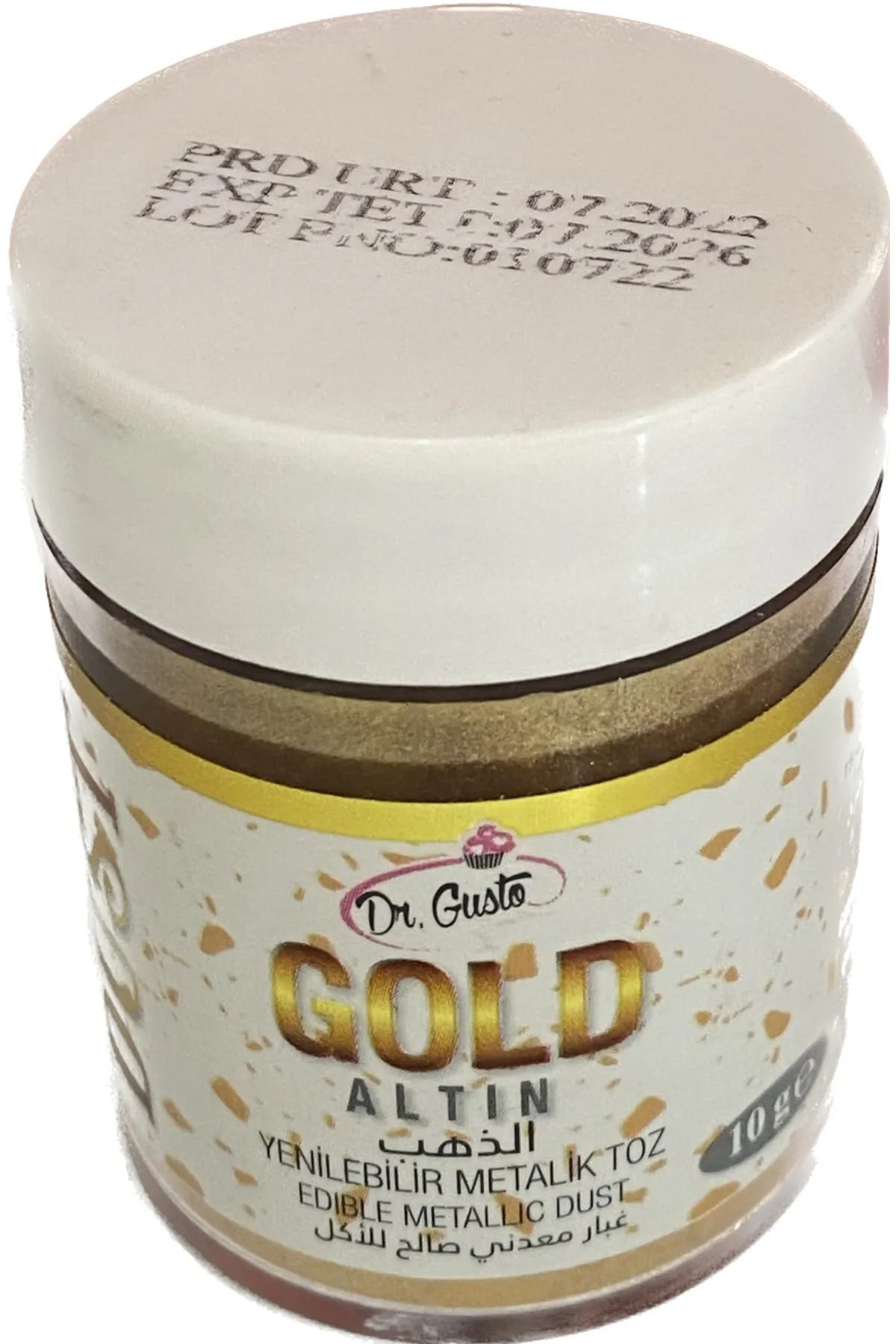 Dr.Gusto Sağlık Ürünleri Altın Yenilebilir Metalik Toz 10 Gr