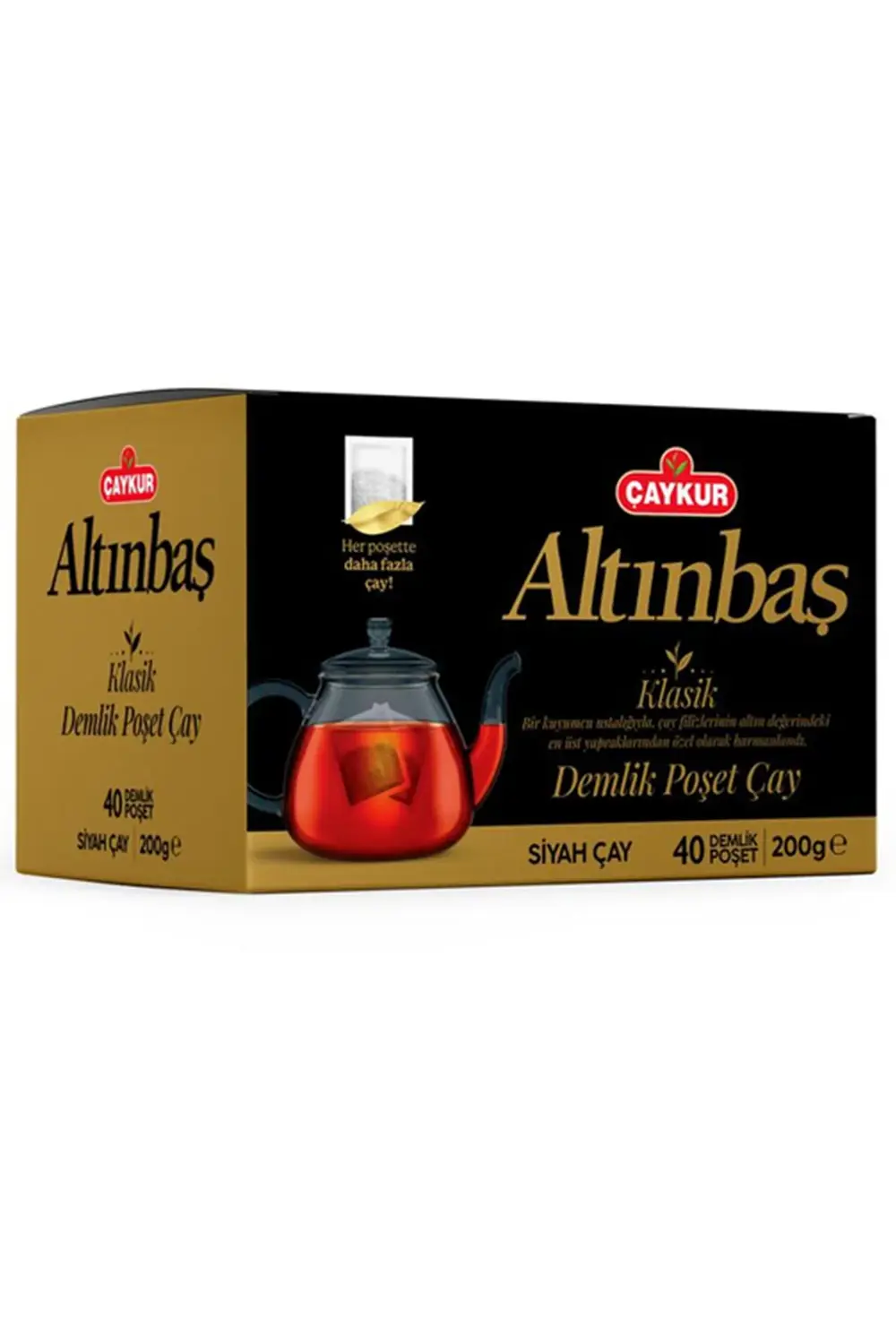 Altınbaş Demlik Poşet Çay Sade 40 lı 200 G