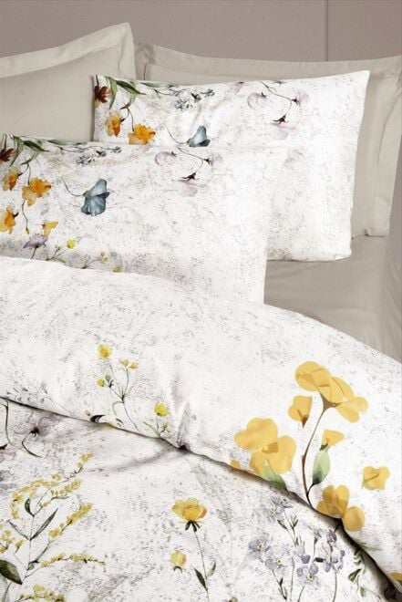 Altınbaşak Creaforce Fiora Marble Çift Kişilik Nevresim Takımı