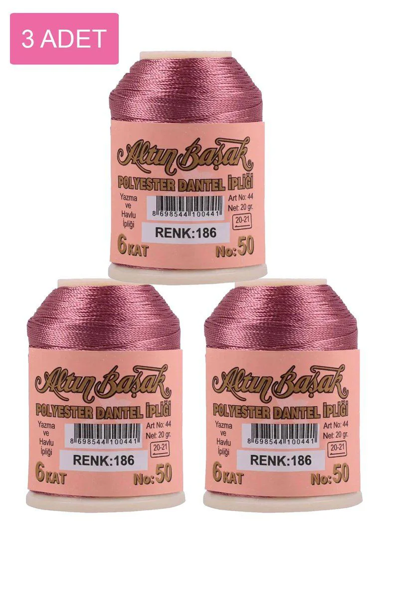 Altınbaşak ile Uyumlu Oya ve Dantel İpi 3'lü Set (20gr) - No:186 Fiyatı, Yorumları ve Özellikleri