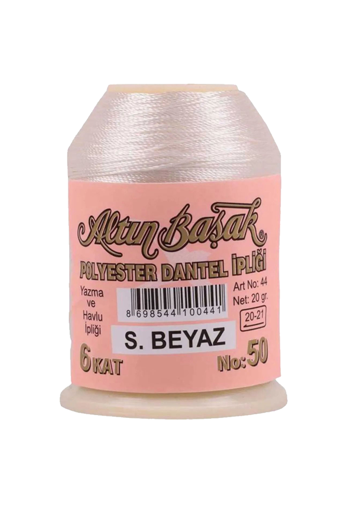 Just Cheap Store Altınbaşak Oya Ve Dantel İpi 20 Gr - No: Ş.Beyaz