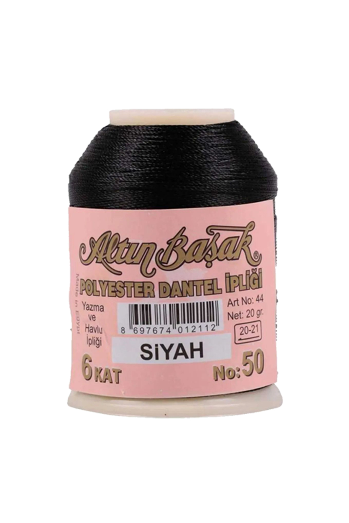Just Cheap Store Altınbaşak Oya Ve Dantel İpi 20 Gr - No: Siyah