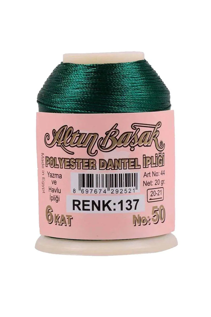 Altınbaşak Oya ve Dantel İpi 20 Gr - Royaleks No: 137 | El Örgüsü İçin İdeal İplik