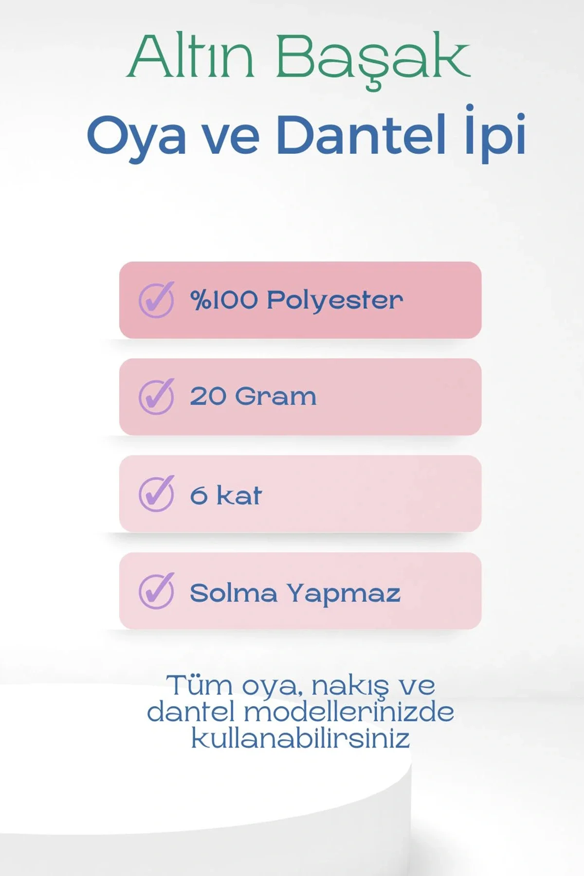 Altınbaşak Oya ve Dantel İpi 20 gr - Royaleks - No: 585