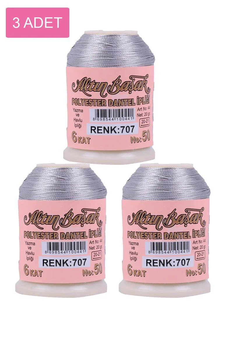 Altınbaşak Oya ve Dantel İpi 3 Adet Set – 20 Gr, Royaleks No: 707 Fiyatı, Yorumları ve Özellikleri