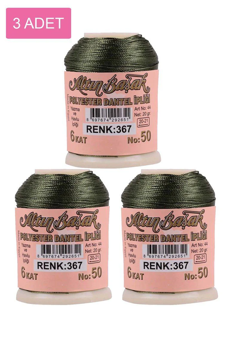 Altınbaşak Oya ve Dantel İpi 3'lü Set – Royaleks No:367, 20 Gr Fiyatı, Yorumları ve Özellikleri