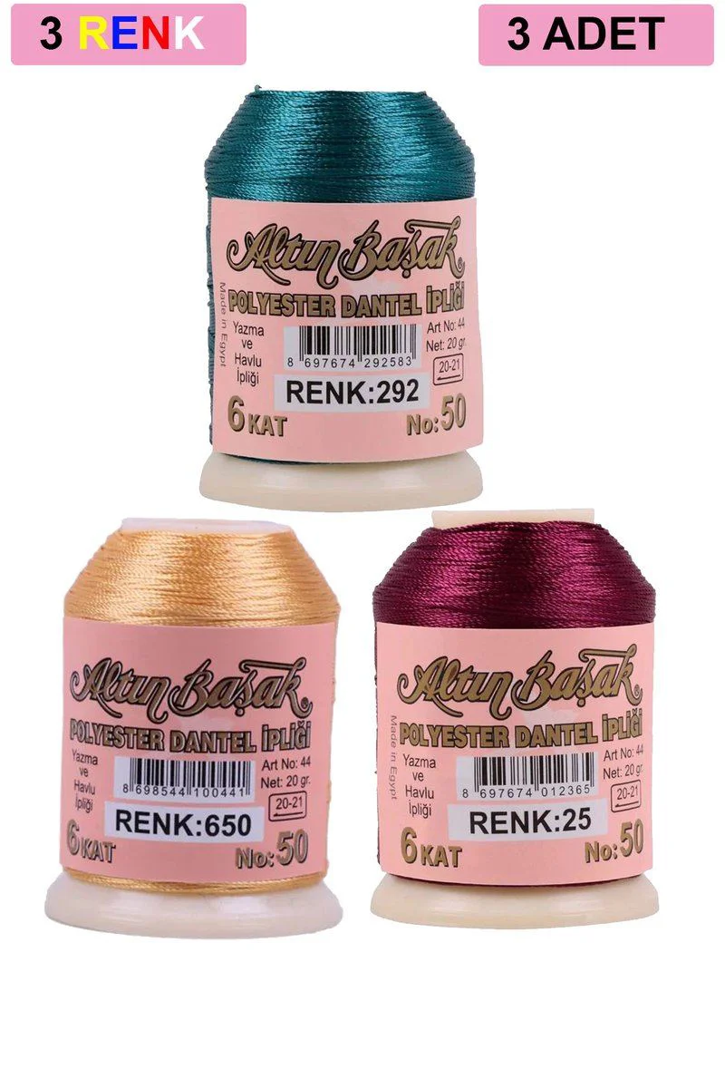 Altınbaşak Oya ve Dantel İpi 3 Adet – Royaleks No: 650 025 292, 20 Gr Fiyatı, Yorumları ve Özellikleri