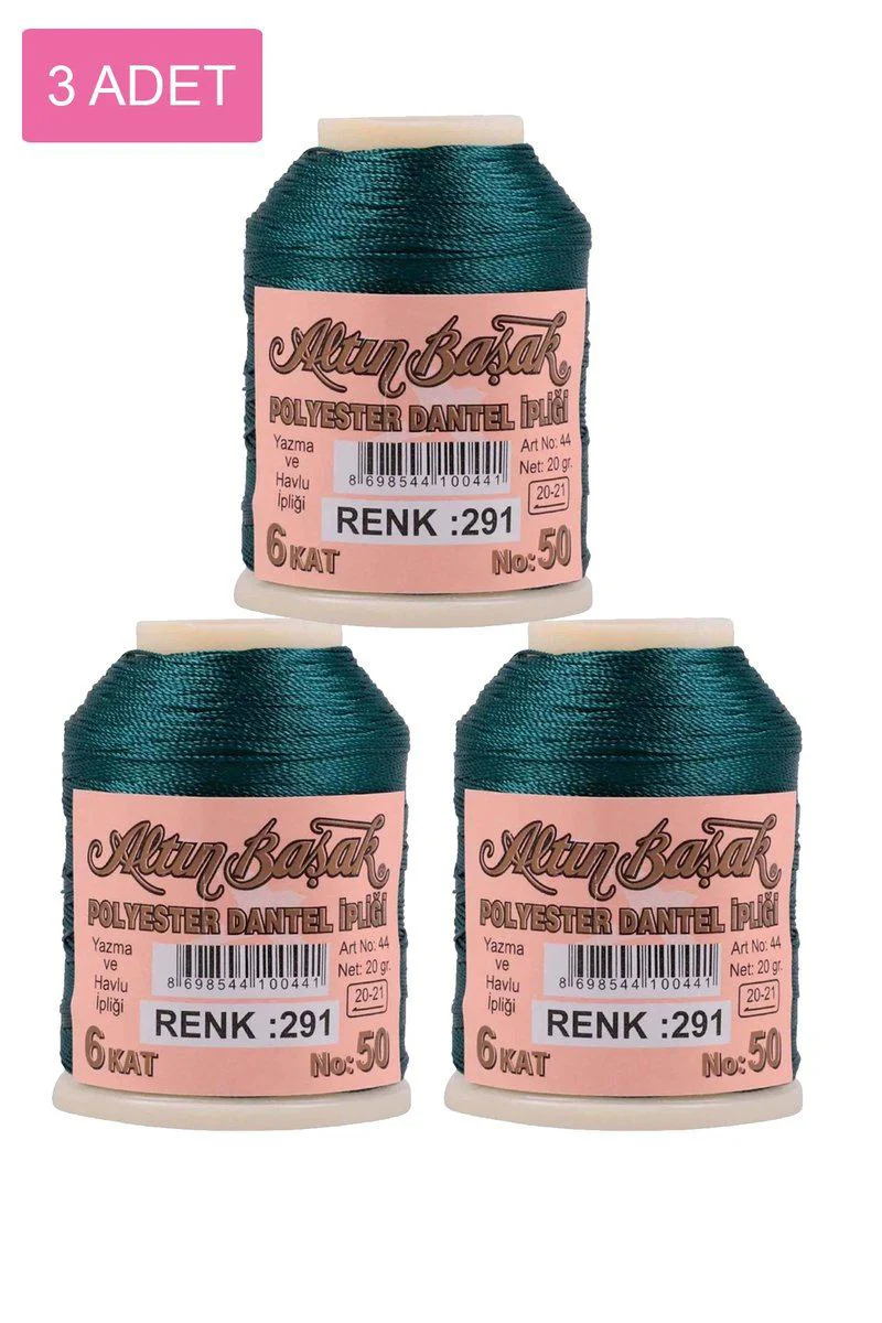 Altınbaşak Oya ve Dantel İpi 3'lü Set – 20 Gr No:291 Royaleks Fiyatı, Yorumları ve Özellikleri