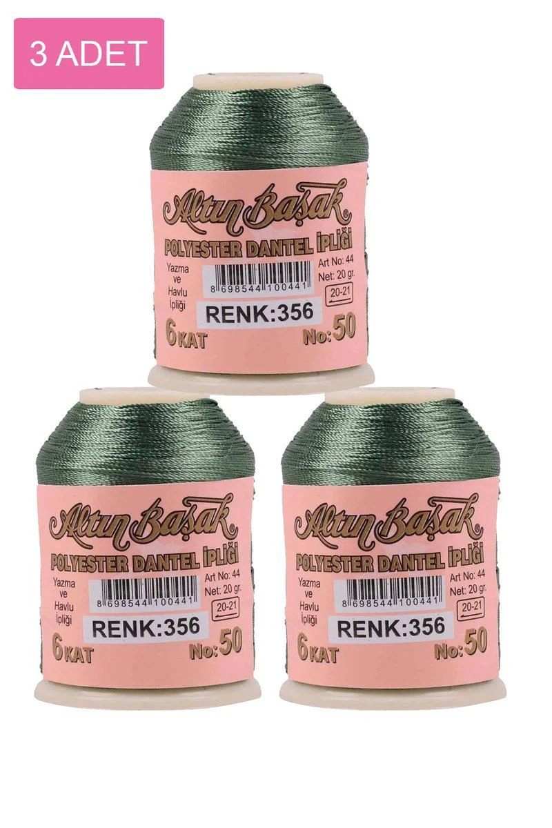 Altınbaşak Oya ve Dantel İpi 3'lü Set – Royaleks No: 356, 20 Gr Fiyatı, Yorumları ve Özellikleri