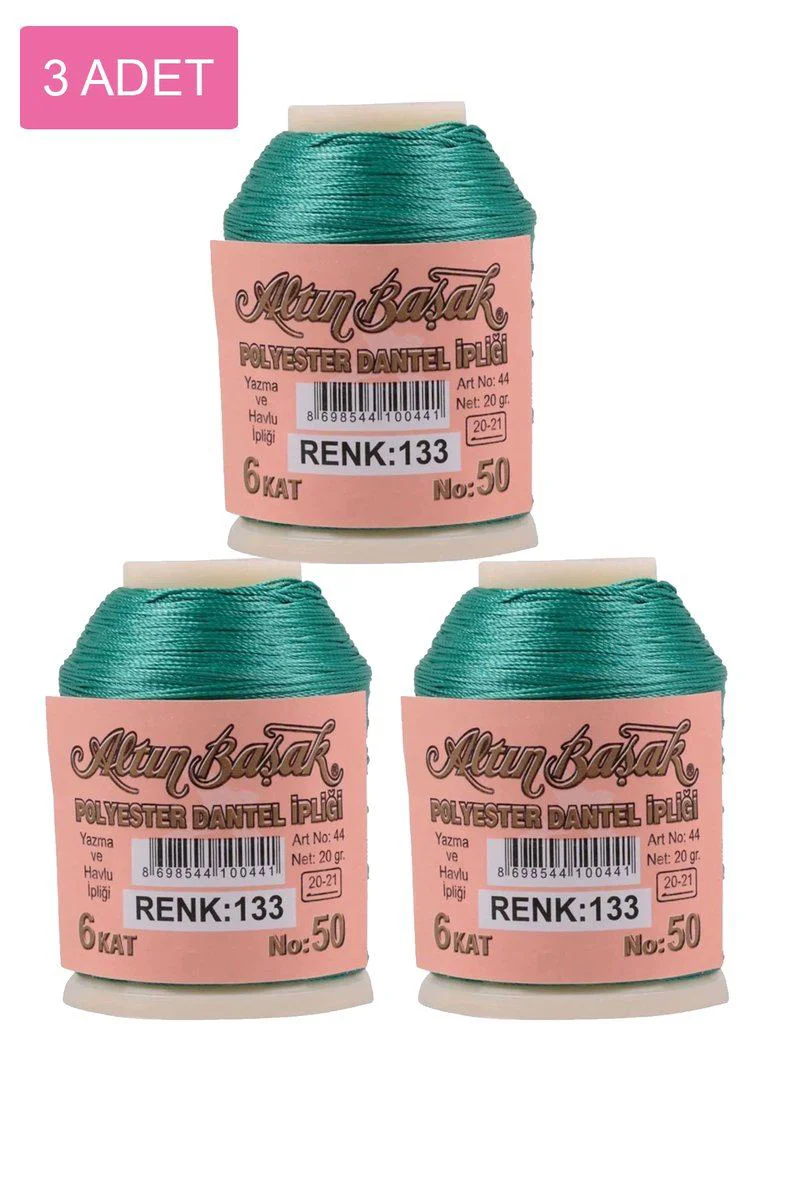 Altınbaşak Oya ve Dantel İpi 3 Adet – 20 gr Royaleks No: 133 Altınbaşak Oya ve Dantel İpi 3 Adet – 20 gr Royaleks No: 133