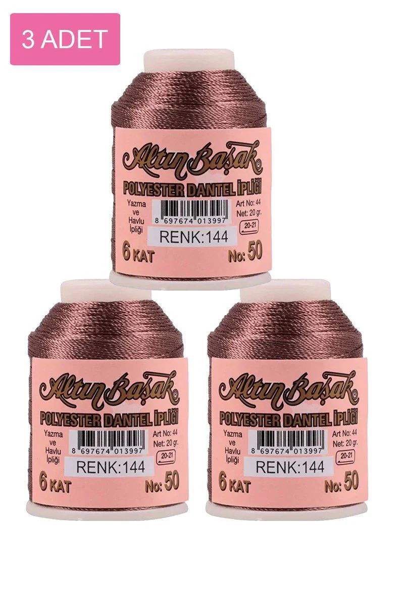 Altınbaşak Oya ve Dantel İpi 3'lü Set – Royaleks No: 144, 20 Gr Fiyatı, Yorumları ve Özellikleri