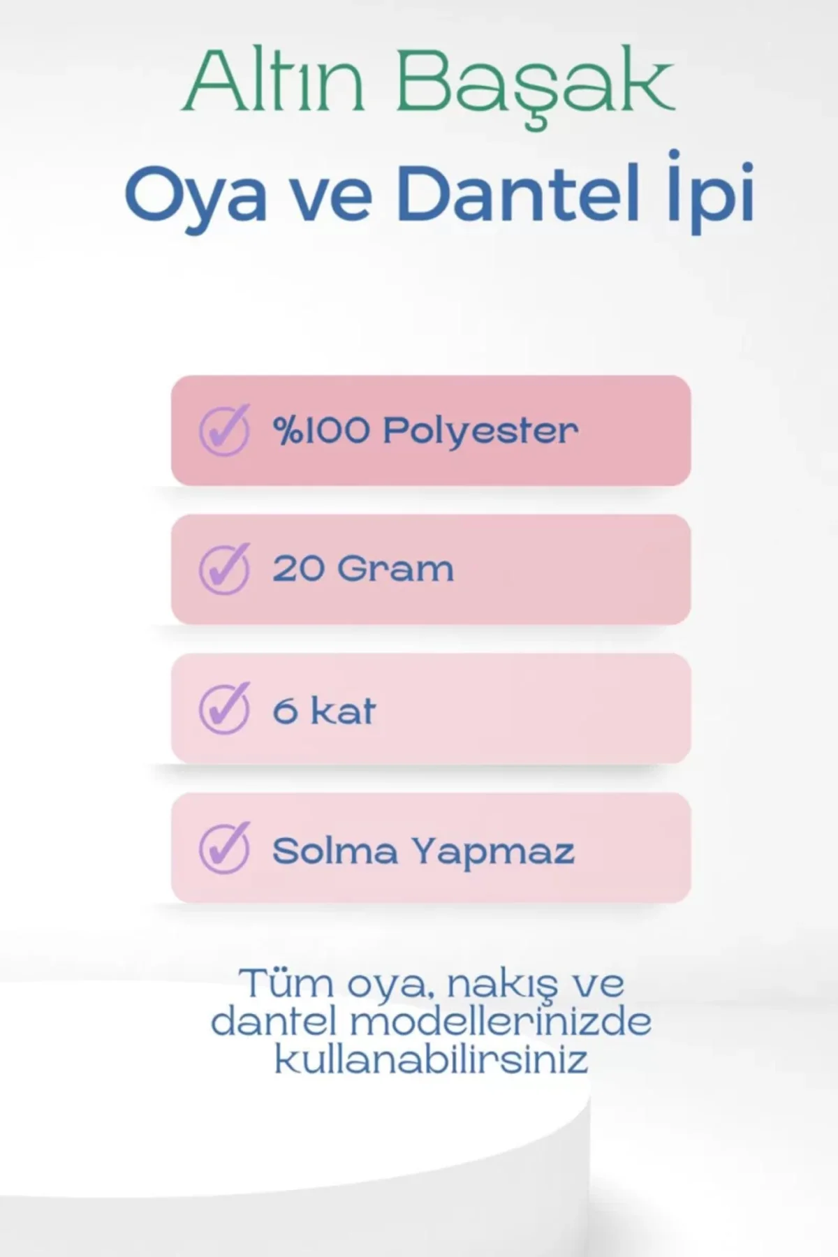 Altınbaşak Oya ve Dantel İpi 20 gr - Royaleks - No: 112