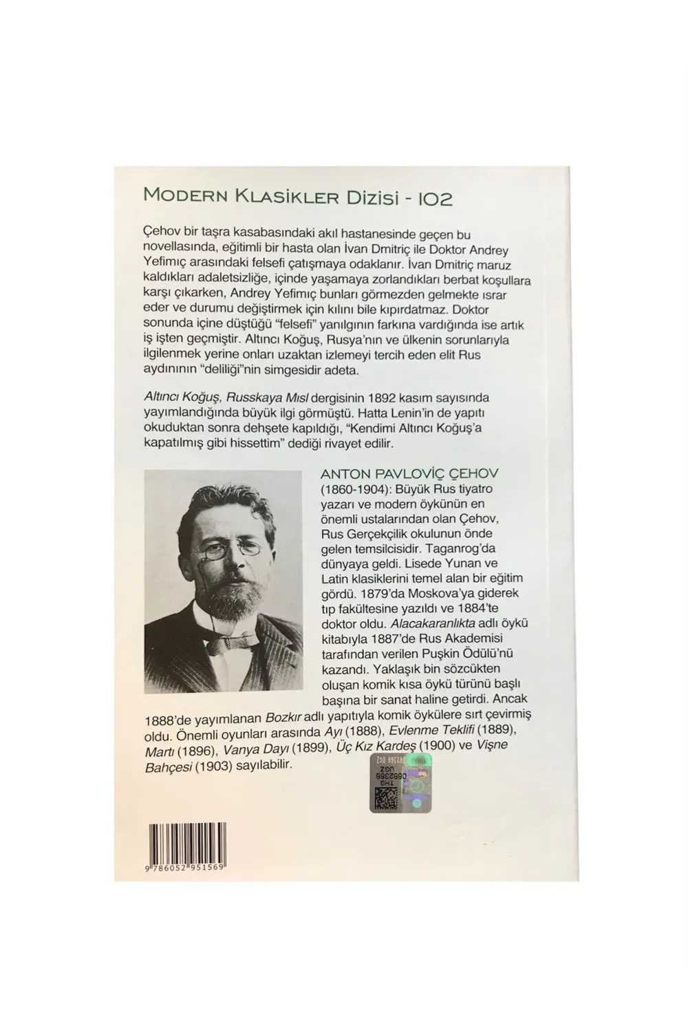 Altıncı Koğuş - Anton Pavloviç Çehov