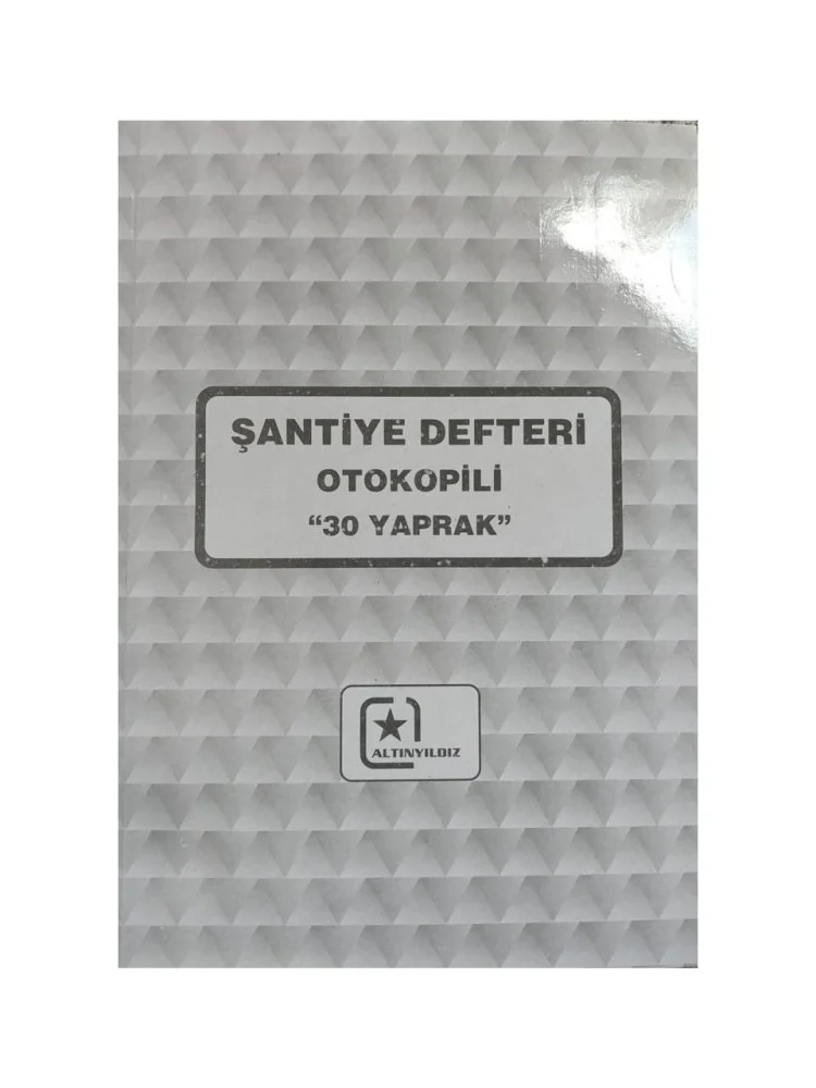 Altınyıldız Şantiye Defteri Aylık Otokopili 3. Nüsna