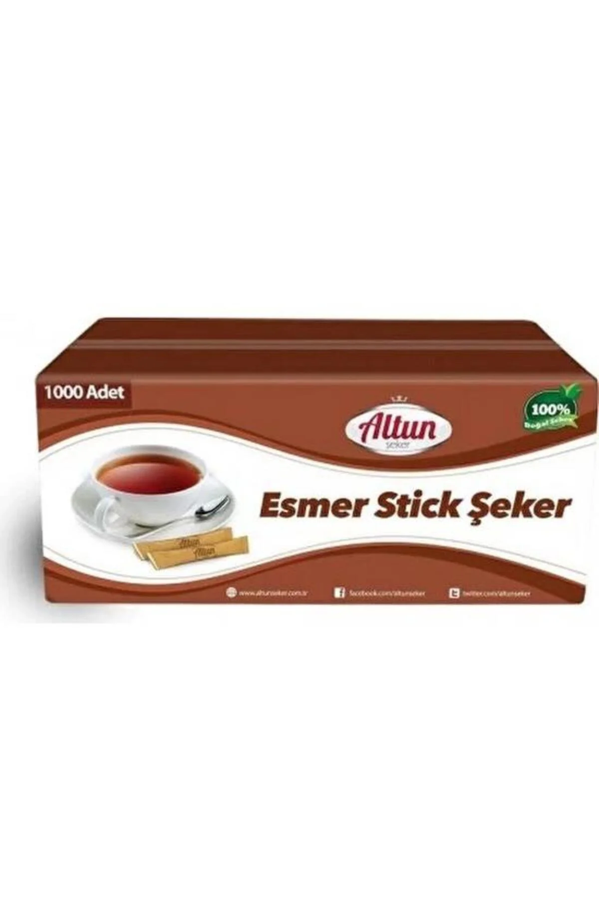 Altun Esmer Stıck Toz Şeker (3 Gr) (Esmer) (Stick) (1000 Li) (Kol