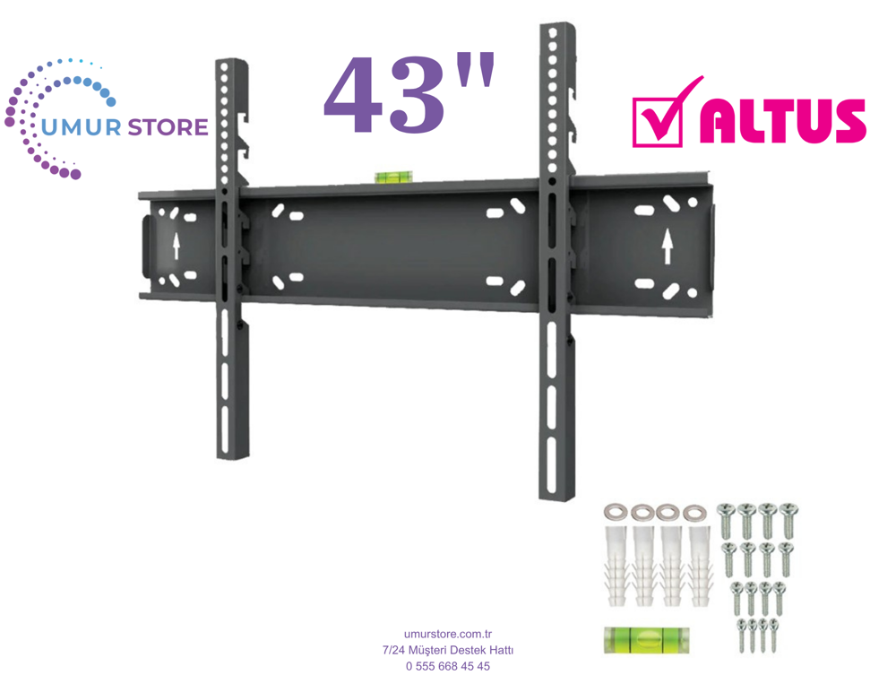 Altus 43” AL43 FHD 6023 / 43”- 65” inç Lcd Led Televizyon Sabit D