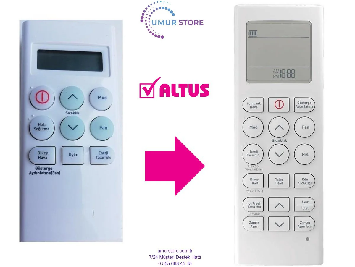 Altus 5401460399 İnverter Klima Kumandası