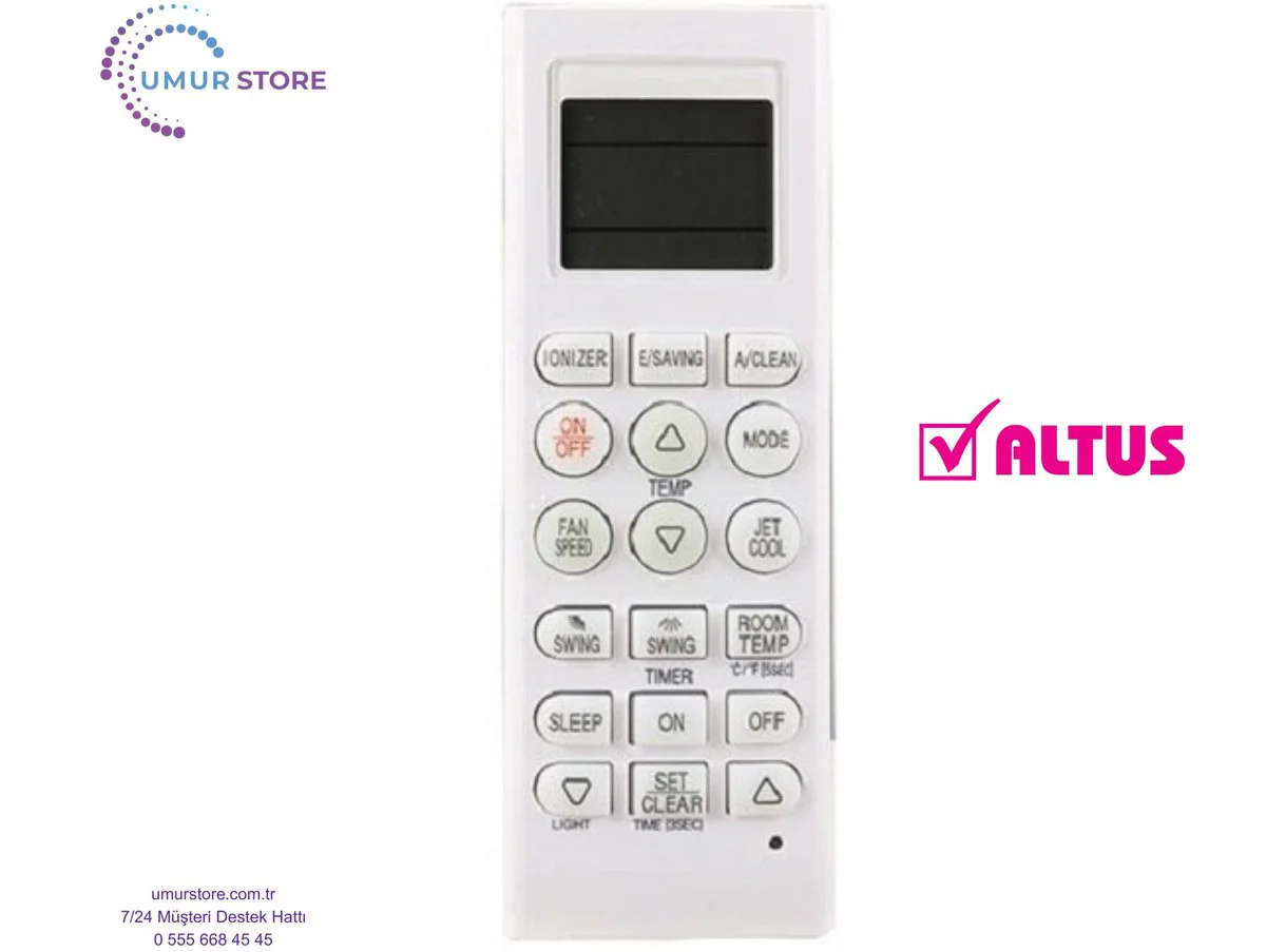 Altus ALK 9000 Klima Kumandası