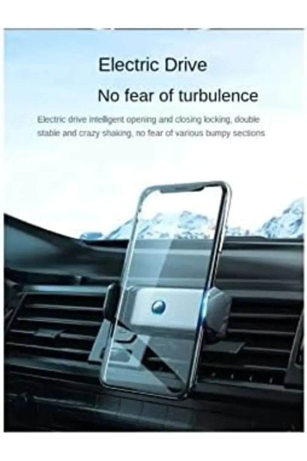 Alüminyum Alaşım Lüks Elektrikli Otomatik Araç Içi Telefon Tutucu Alüminyum Alaşım Lüks Elektrikli Otomatik Araç Içi Telefon Tutucu