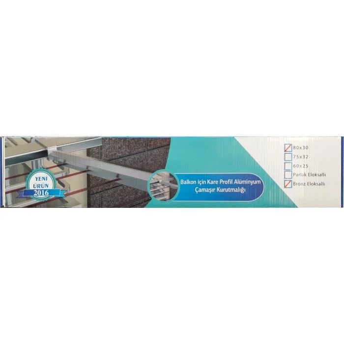 Alüminyum Balkon Çamaşır Kurutma Askılığı 80x30 Fiyatı, Yorumları ve Özellikleri