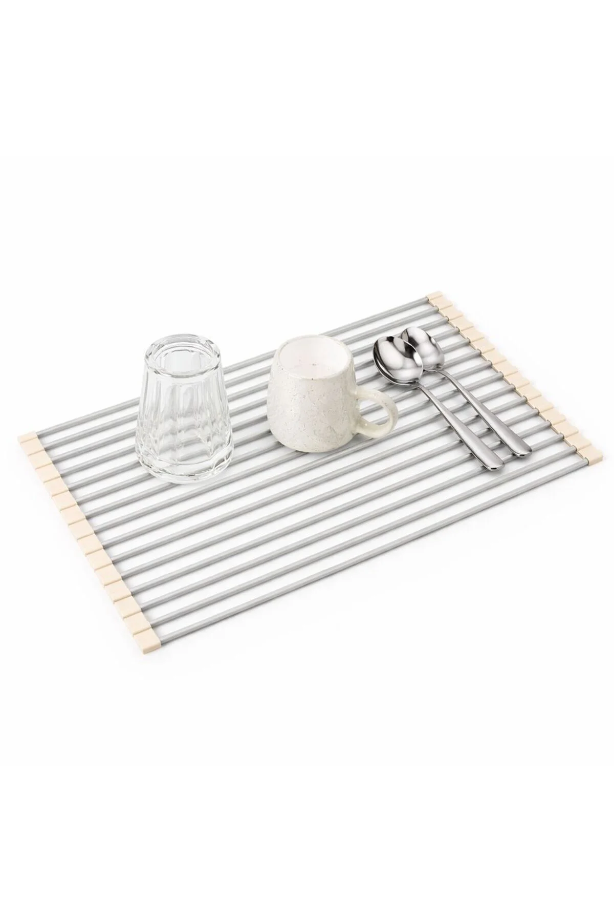 Alüminyum Bulaşık Matı (Silwer) 52*33*10