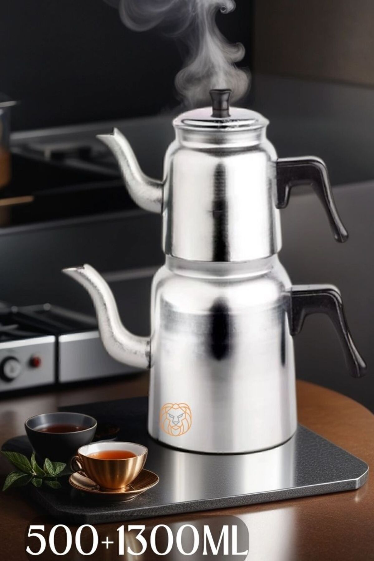 Transformacion Alüminyum Çaydanlık Seti 500+1300 Ml