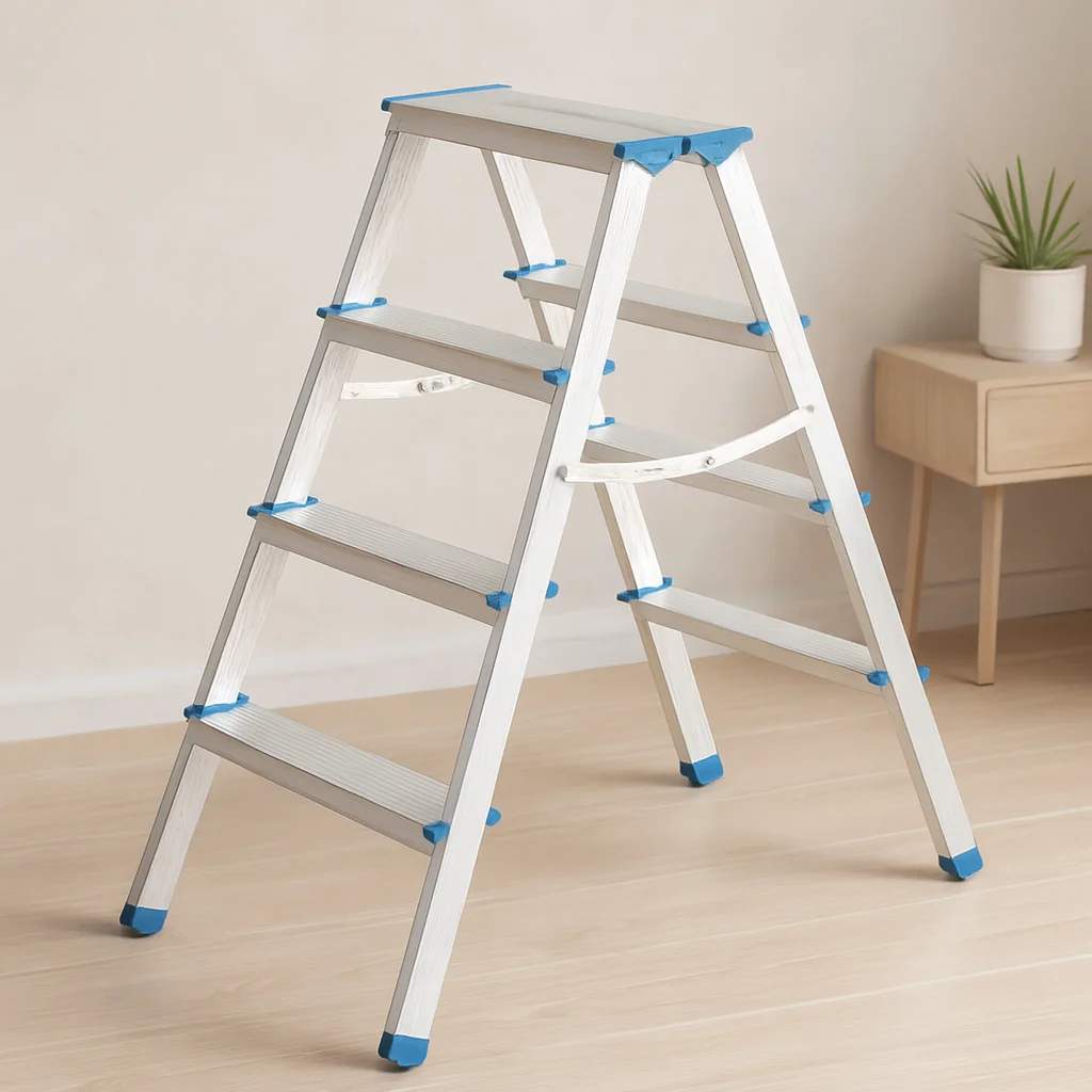 Alüminyum Çift Basamaklı Merdiven 92 cm (4+4) Fiyatı, Yorumları ve Özellikleri