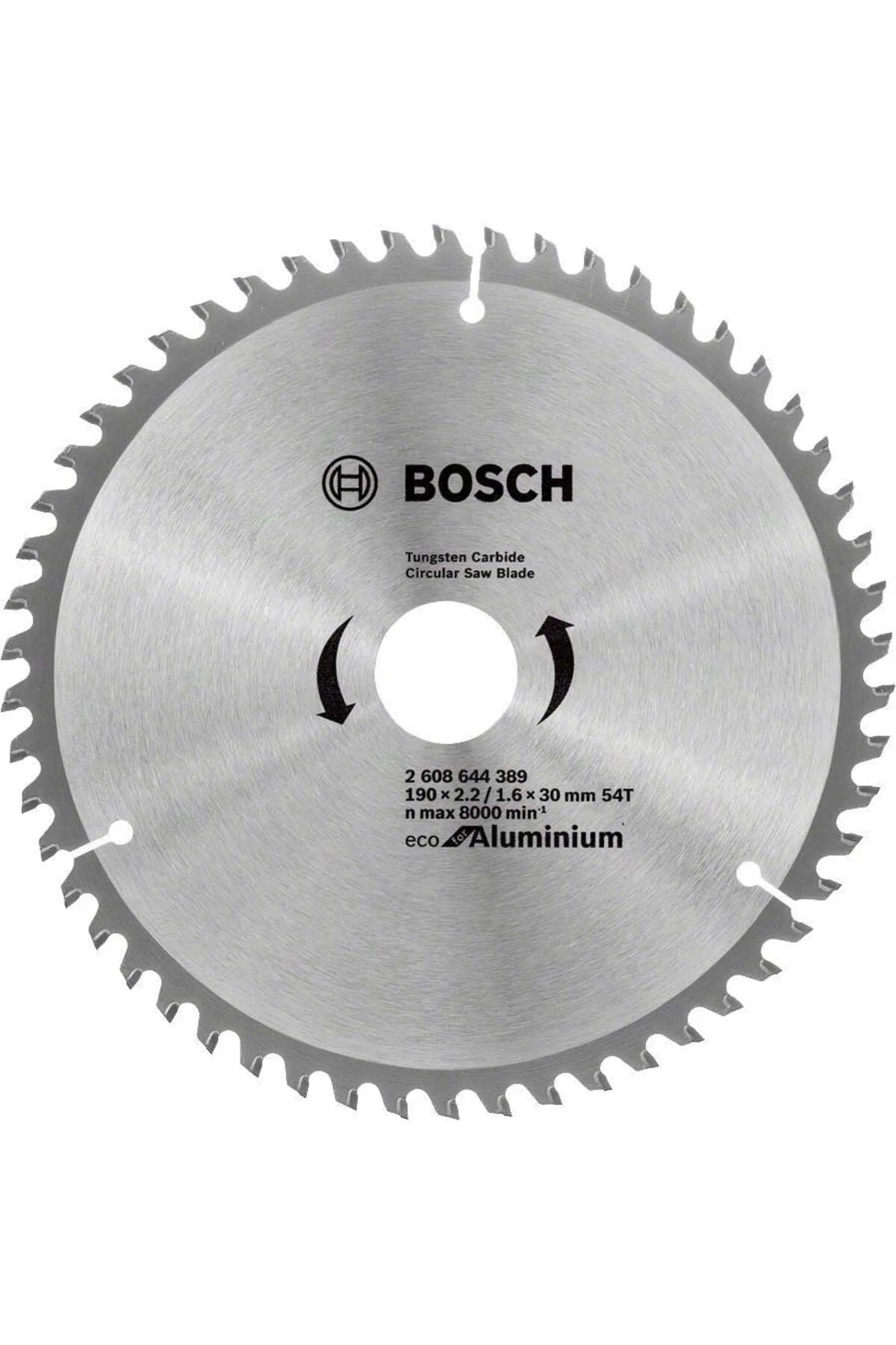 Alüminyum Daire Testere Bıçağı 190x30 mm 54 Diş