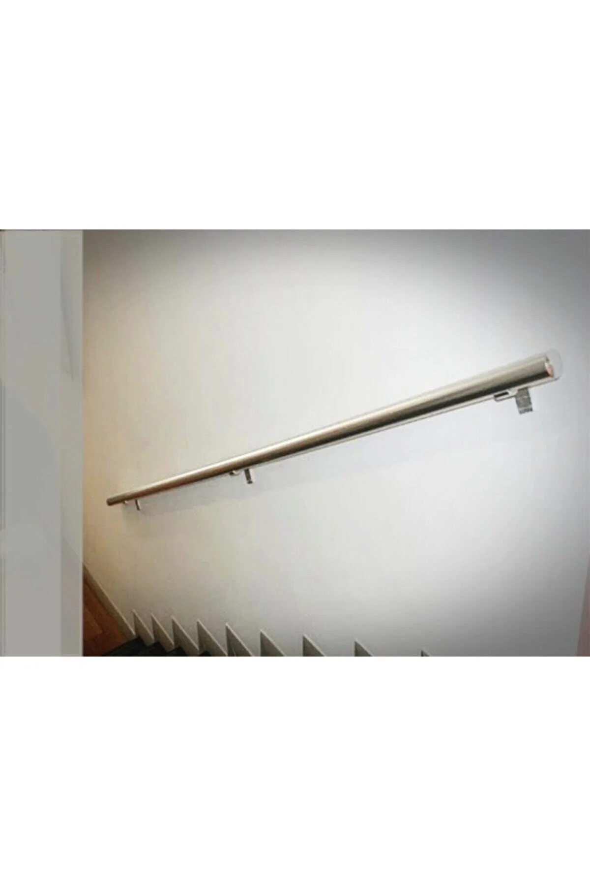 Alüminyum Duvar Merdiven Korkuluğu Tutamak (150cm) Gümüş Renk