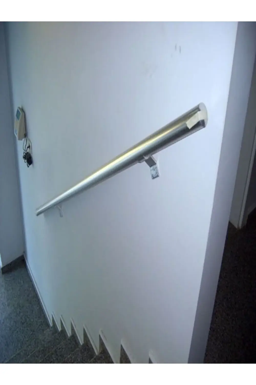 Alüminyum Duvar Merdiven Duş Banyo Tutamak (150cm) Gümüş Renk