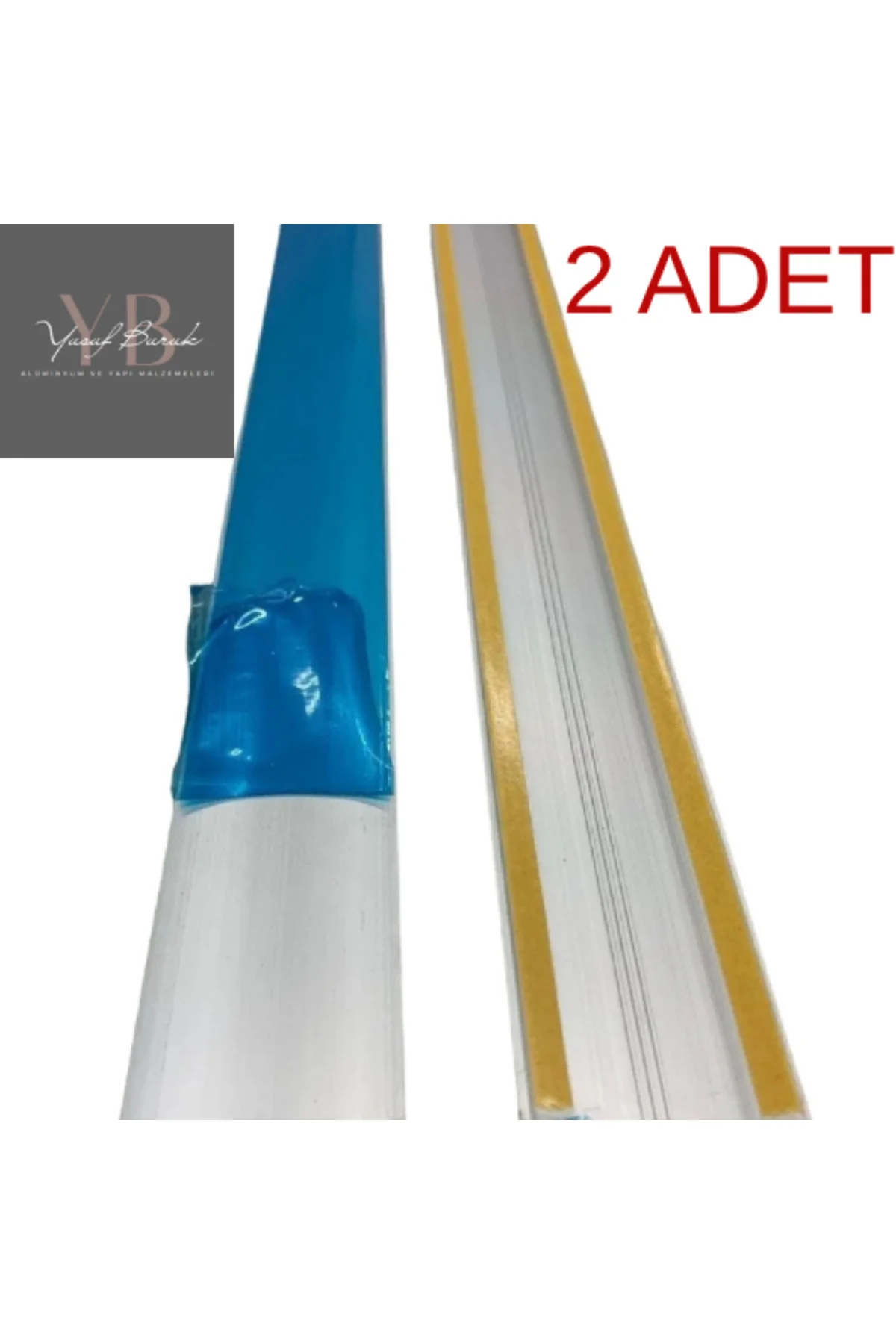 ALÜMİNYUM EŞİK PROFİLİ BANTLI 80 CM 2 ADET Garantisiz Sağ Kapı Al