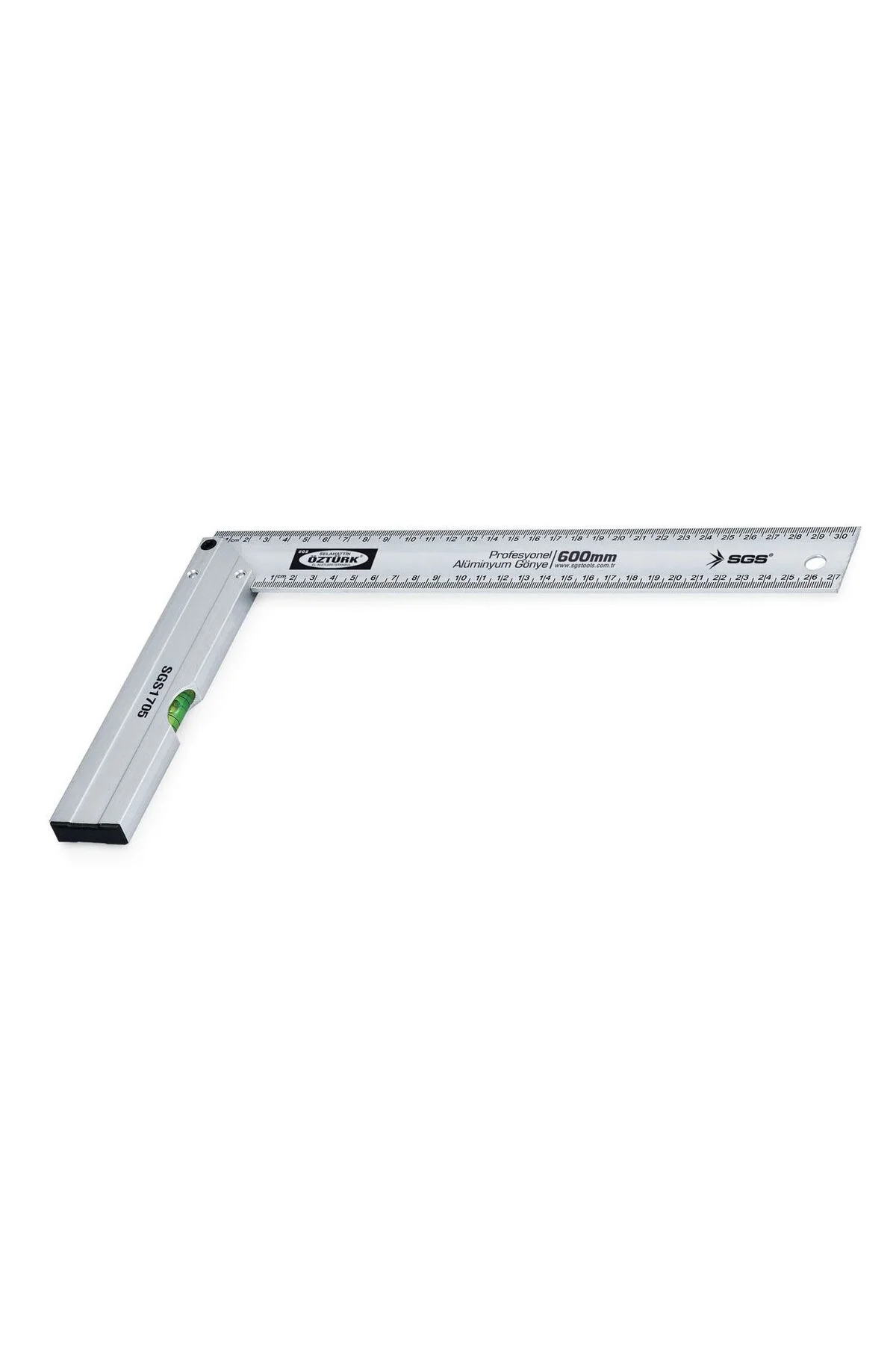 ALÜMİNYUM GÖNYE PROFESYONEL 600MM SU TERAZİLİ SGS1705
