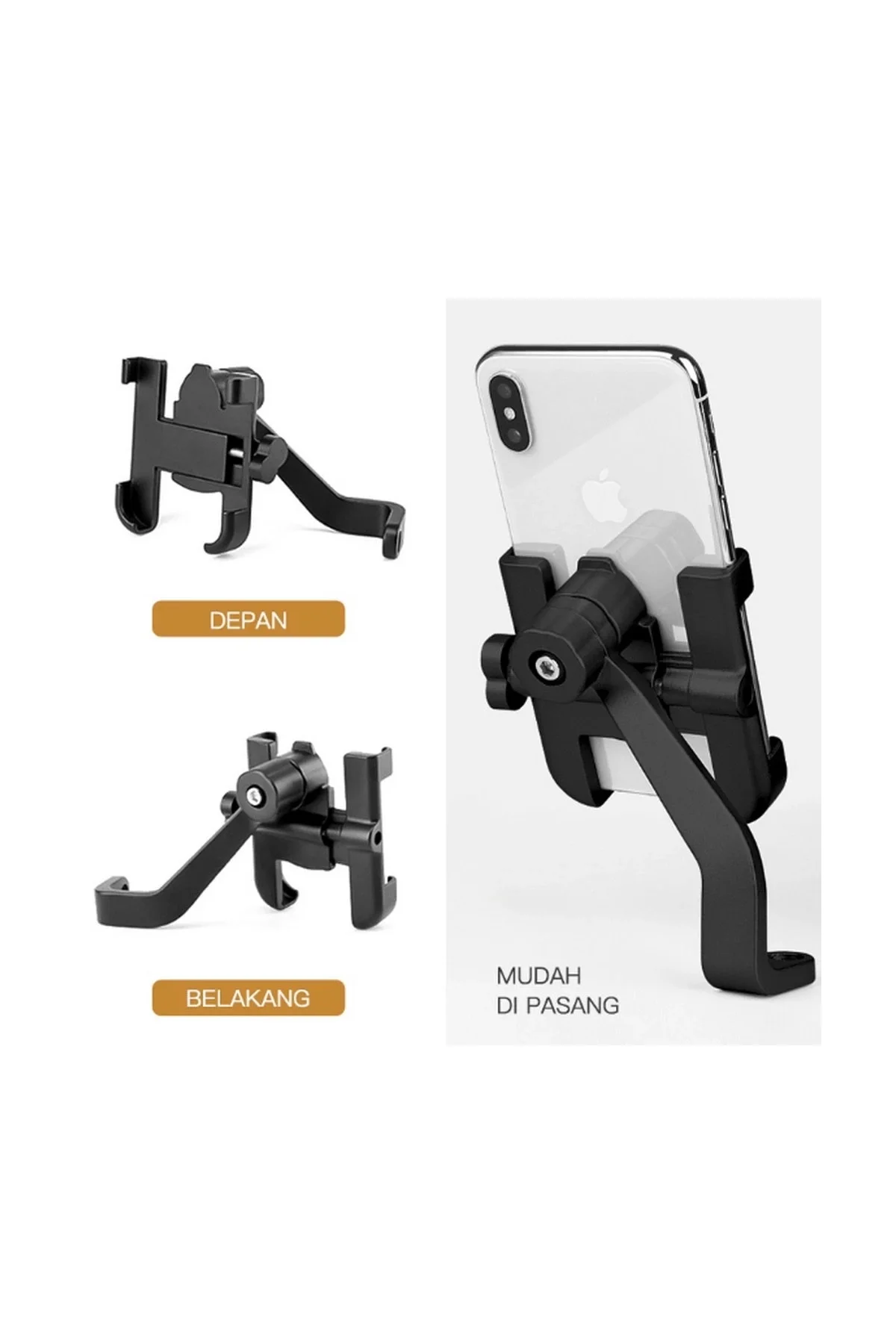 Alüminyum Gövdeli Metal Ayna Bağlantılı Motosiklet Telefon Tutucu 7 İnç Xl Alüminyum Gövdeli Metal Ayna Bağlantılı Motosiklet Telefon Tutucu 7 İnç Xl