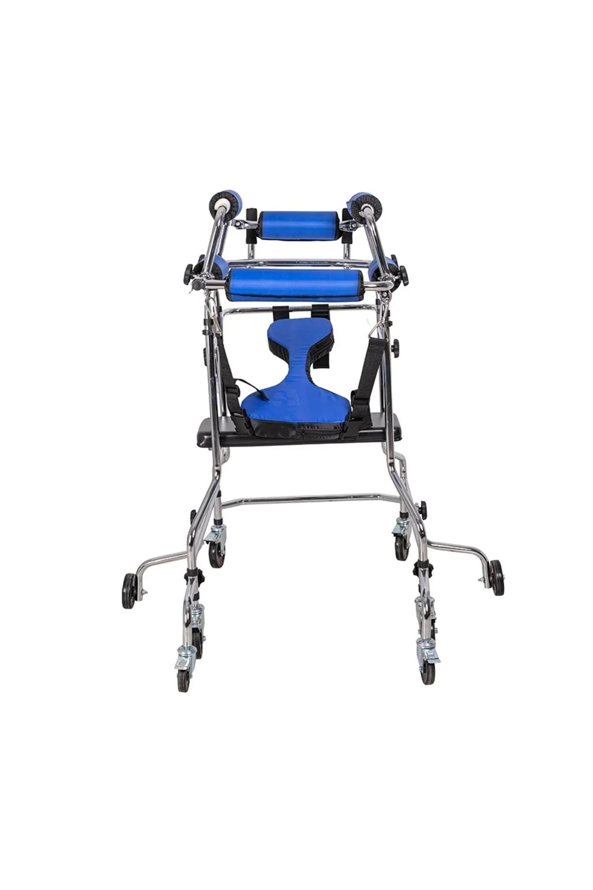 Alüminyum Hemiplegia Rollator Yürüteç | Hemipleji Hastaları İçin Güvenli, Ergonomik ve Katlanab - Görsel 3