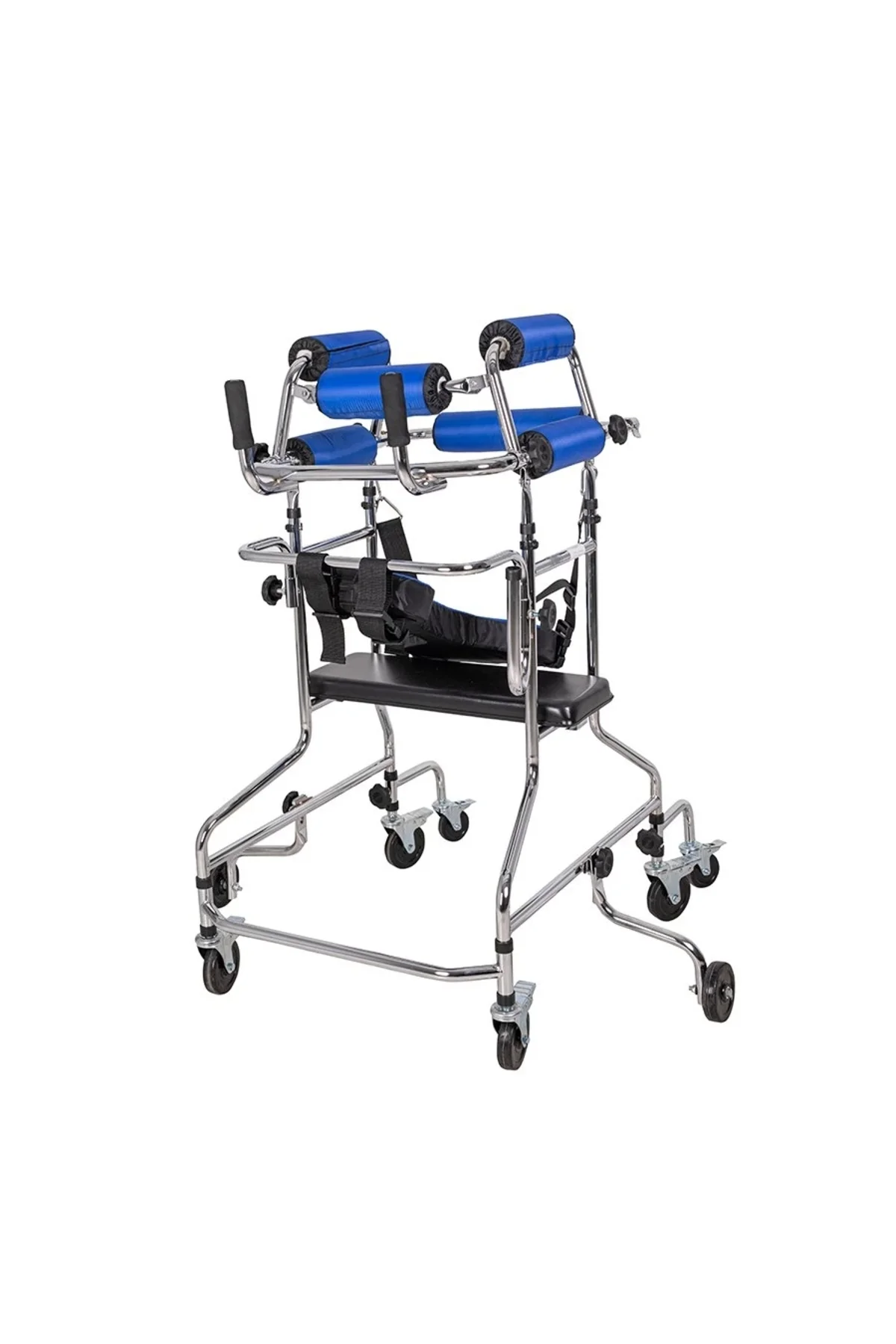 Alüminyum Hemiplegia Rollator Yürüteç | Hemipleji Hastaları İçin Güvenli, Ergonomik ve Katlanab - Görsel 6