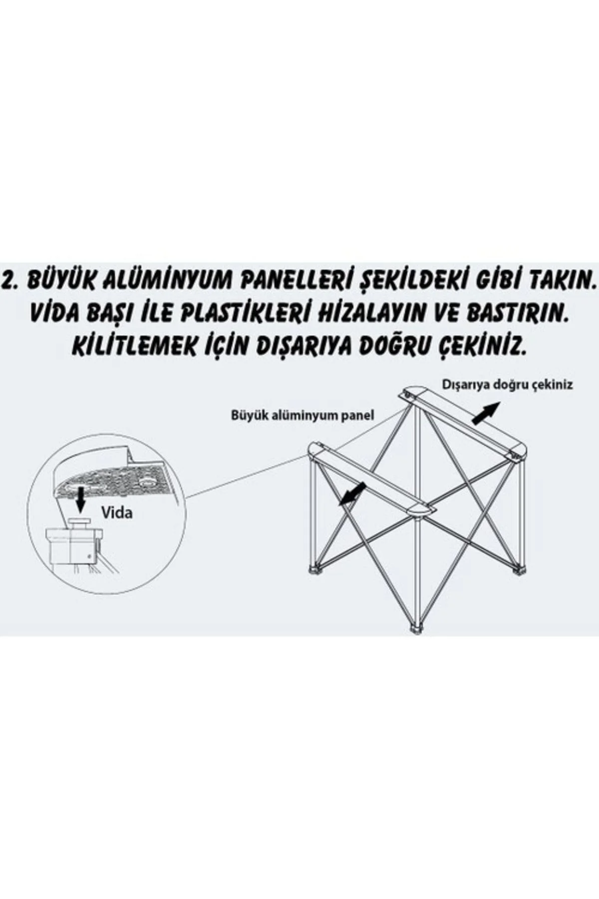 Alüminyum Kamp Masası Ng Akm.