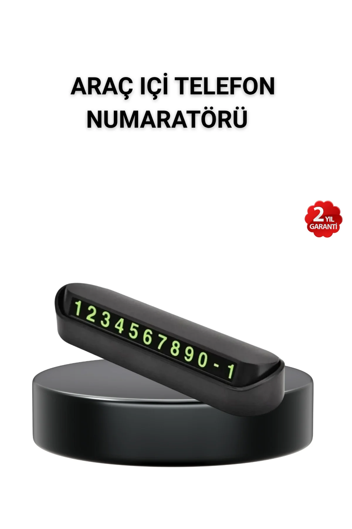 Alüminyum Kasa Gri Çevirmeli Araç İçi Telefon Numaratörü