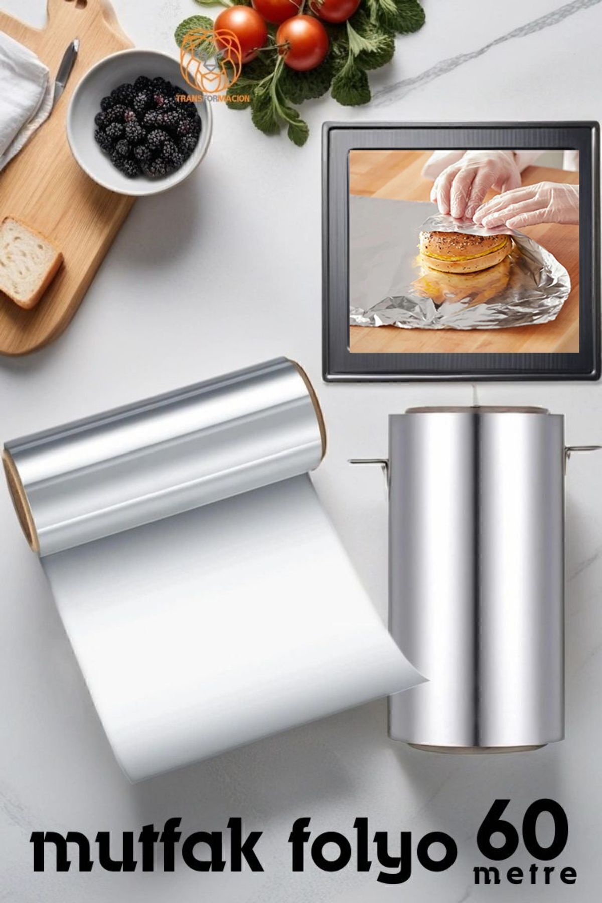 Alüminyum Mutfak Folyo 60 mt