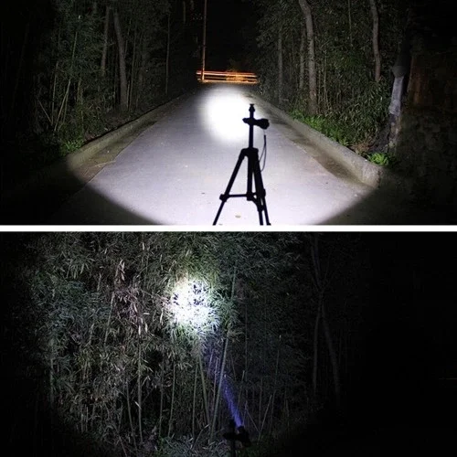 Alüminyum şarjlı Zoom'lu El Feneri F-6055 Alüminyum şarjlı Zoom'lu El Feneri F-6055