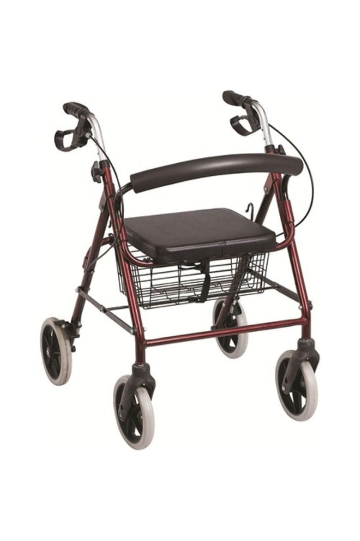 Alüminyum Tekerlekli Rolatör Walker Yürüteç Pr-881