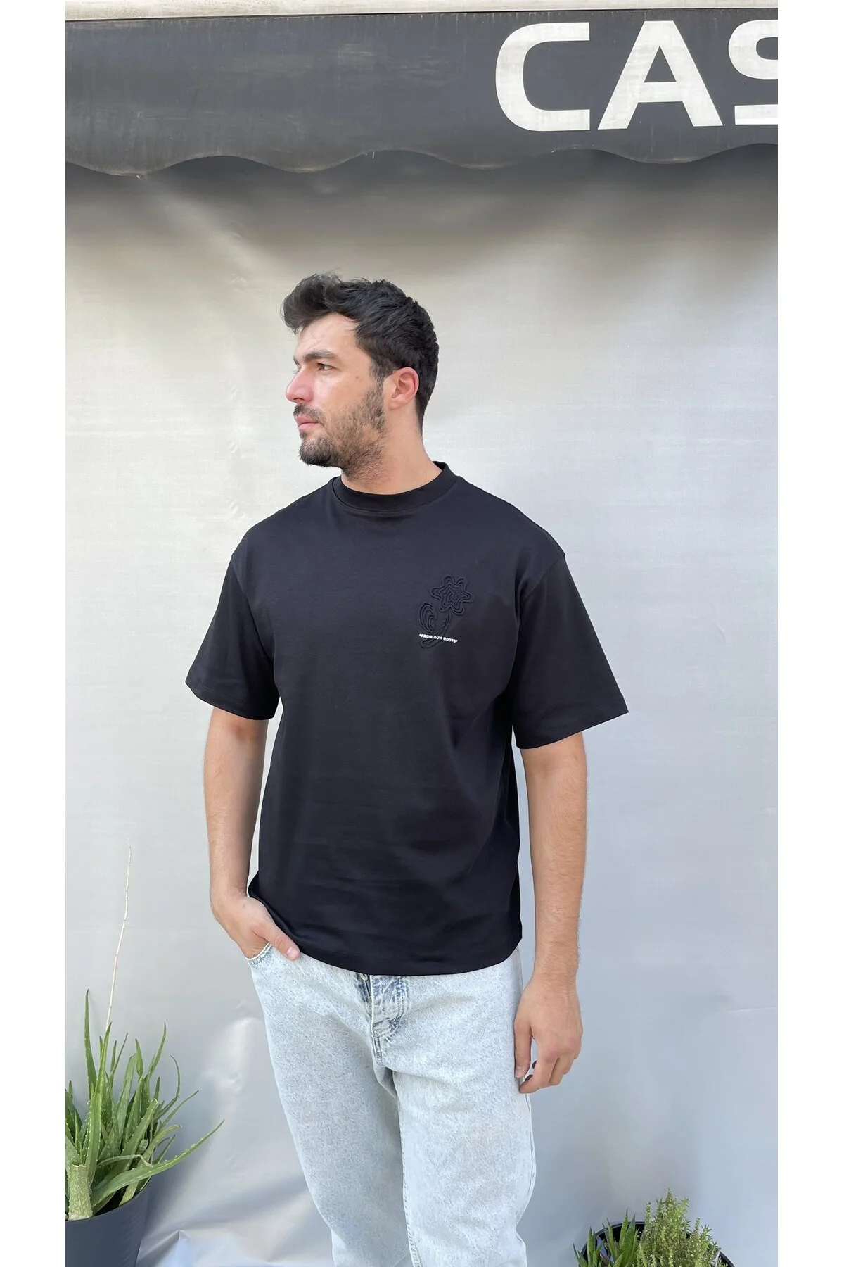 Always Sırt Yazı Oversize T-shirt