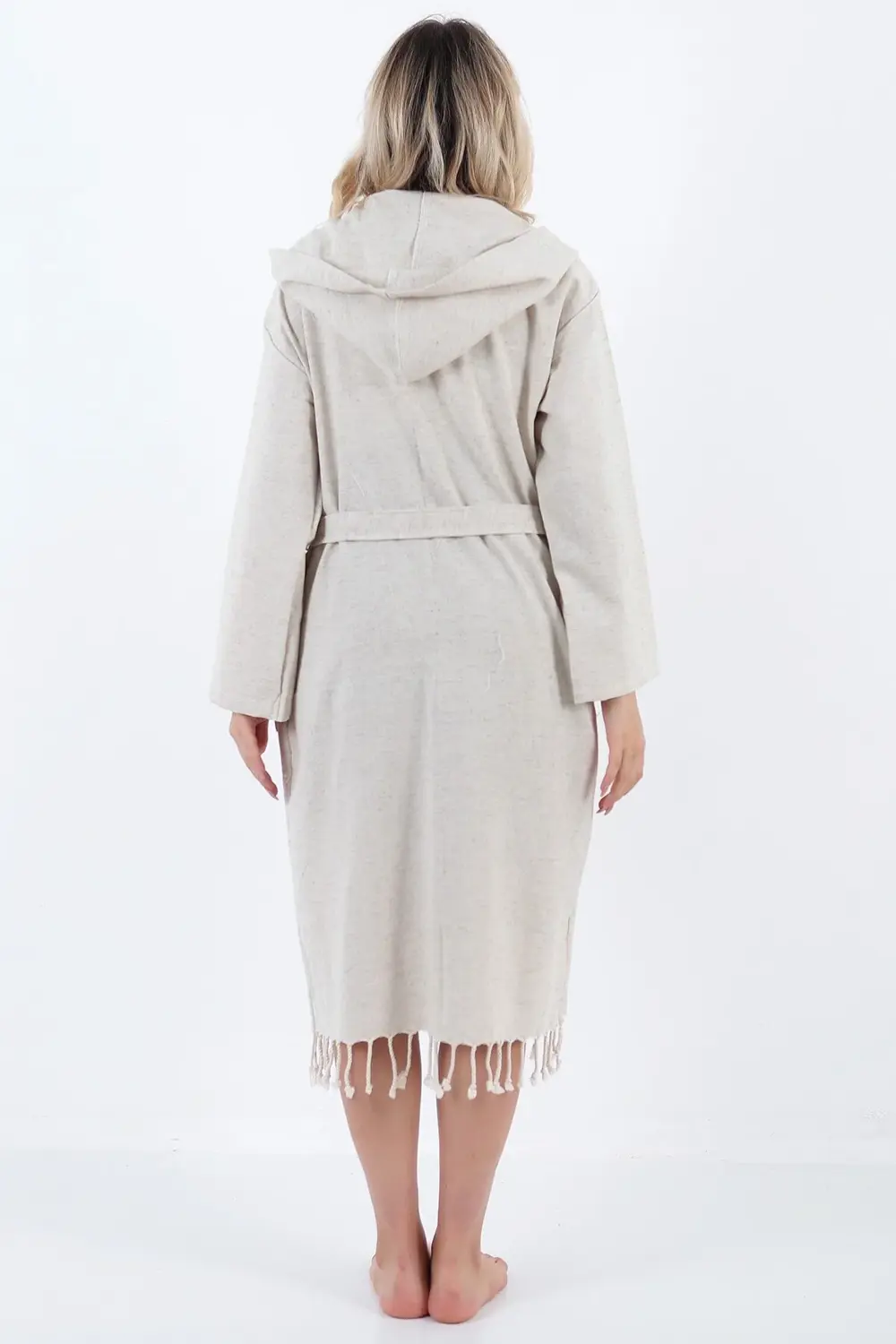 Alya Keten Peştemal Bornoz