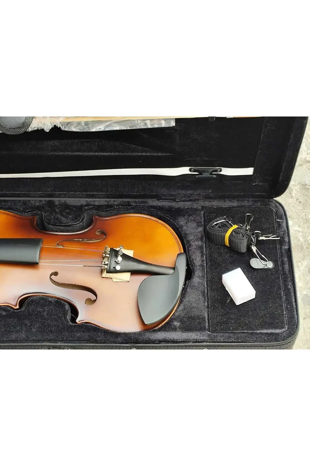 AM22406 Kare Kutu Mat Keman Seti (Yastık, Susturucu, Akort Cihazı