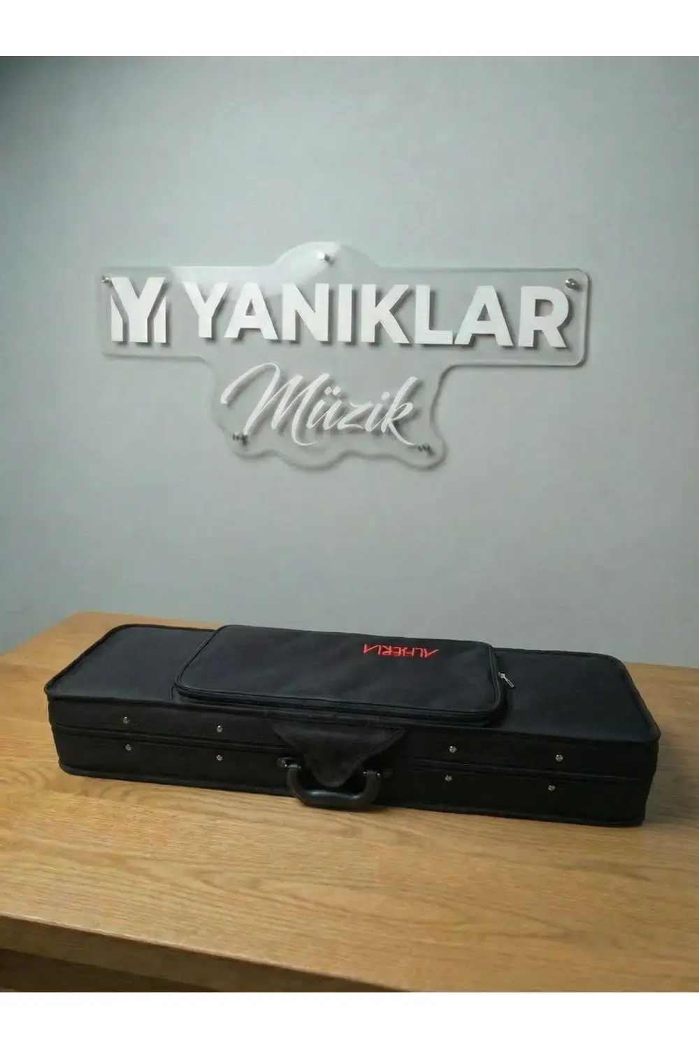 AM22407-12 1/2 Profesyonel Kare Kutu Parlak Keman (2/4)