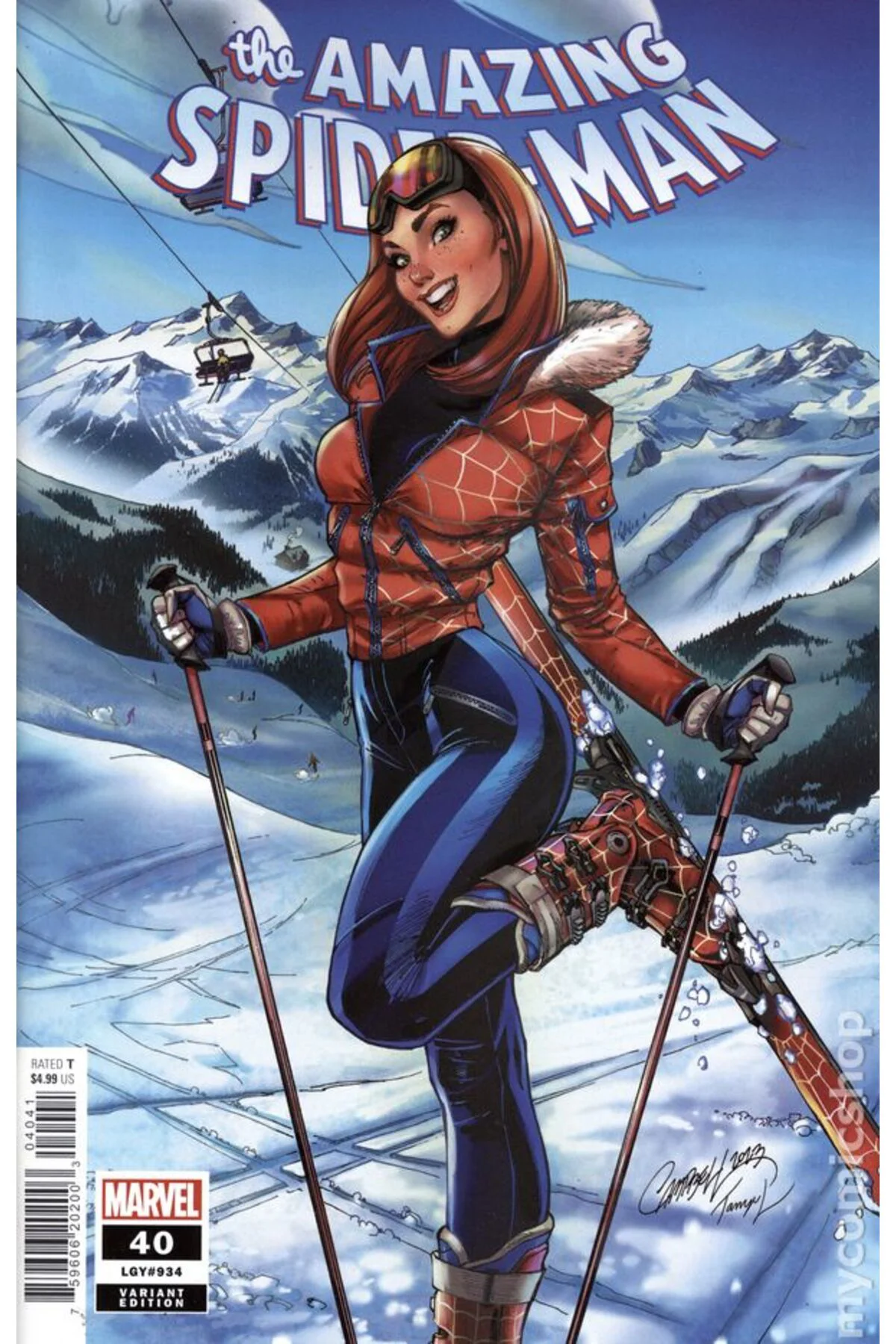 Amazing Spider-Man #40D campbell variant (ingilizce)