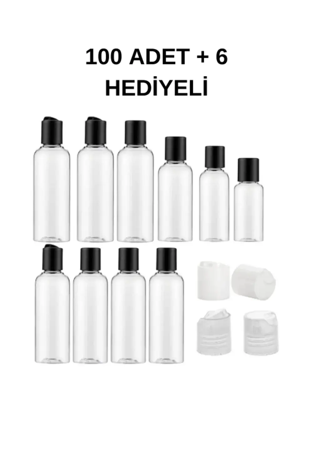 Ambalaj Sprey Başlı Plastik Boş Pet Şişe 35 Ml 100 Adet