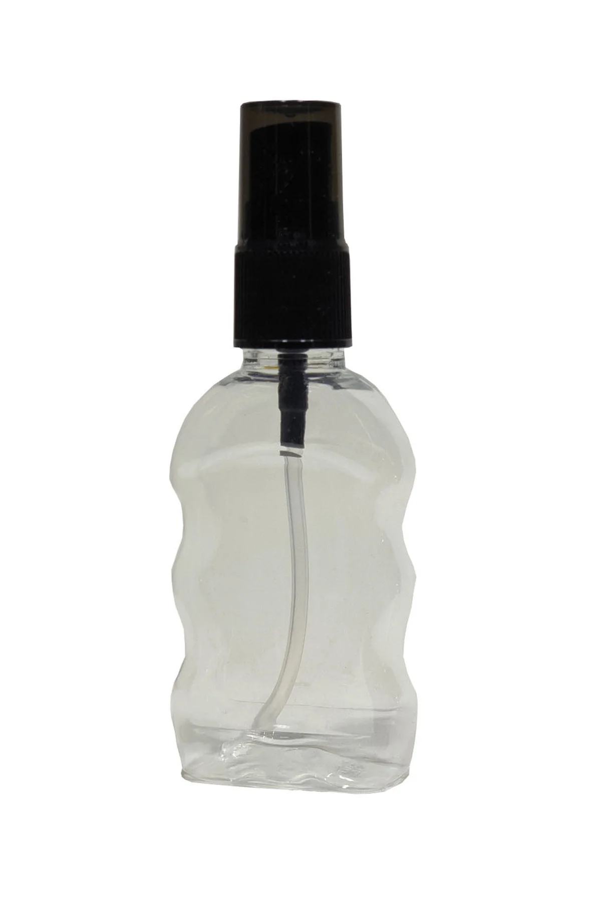 Ambalaj Sprey Başlıklı Plastik Boş Pet Şişe 50 Ml 20 Adet yassı m