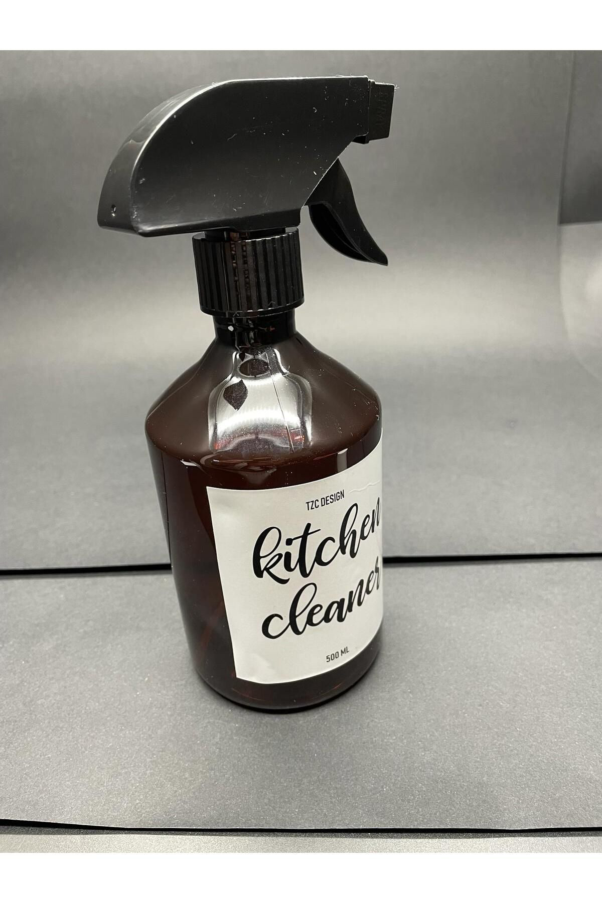 Pause Art Home Amber Kahverengi Plastik Şişe Mutfak Temizleyici Kitchen Cleaner 